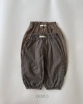 [PRÉCOMMANDE] Pantalon bouffant à carreaux