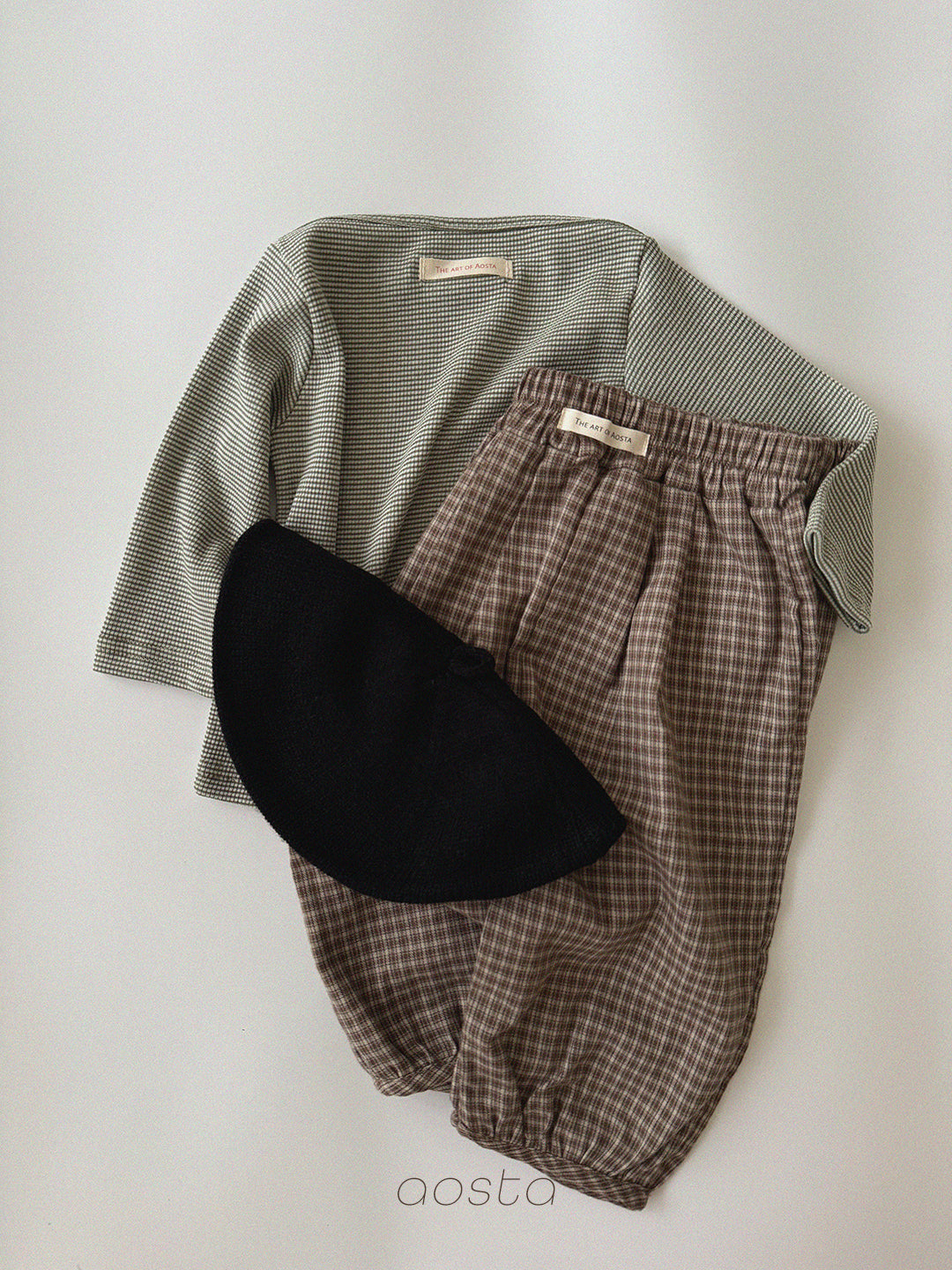[PRÉCOMMANDE] Pantalon bouffant à carreaux