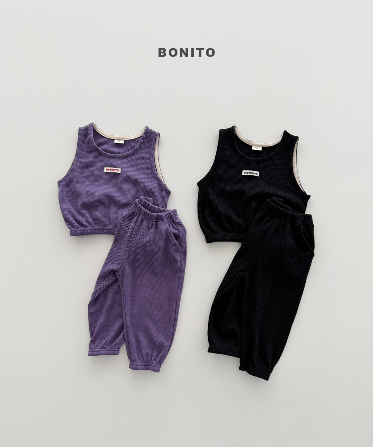 [PRÉCOMMANDE] Ensemble jogging gilet texturé gaufré