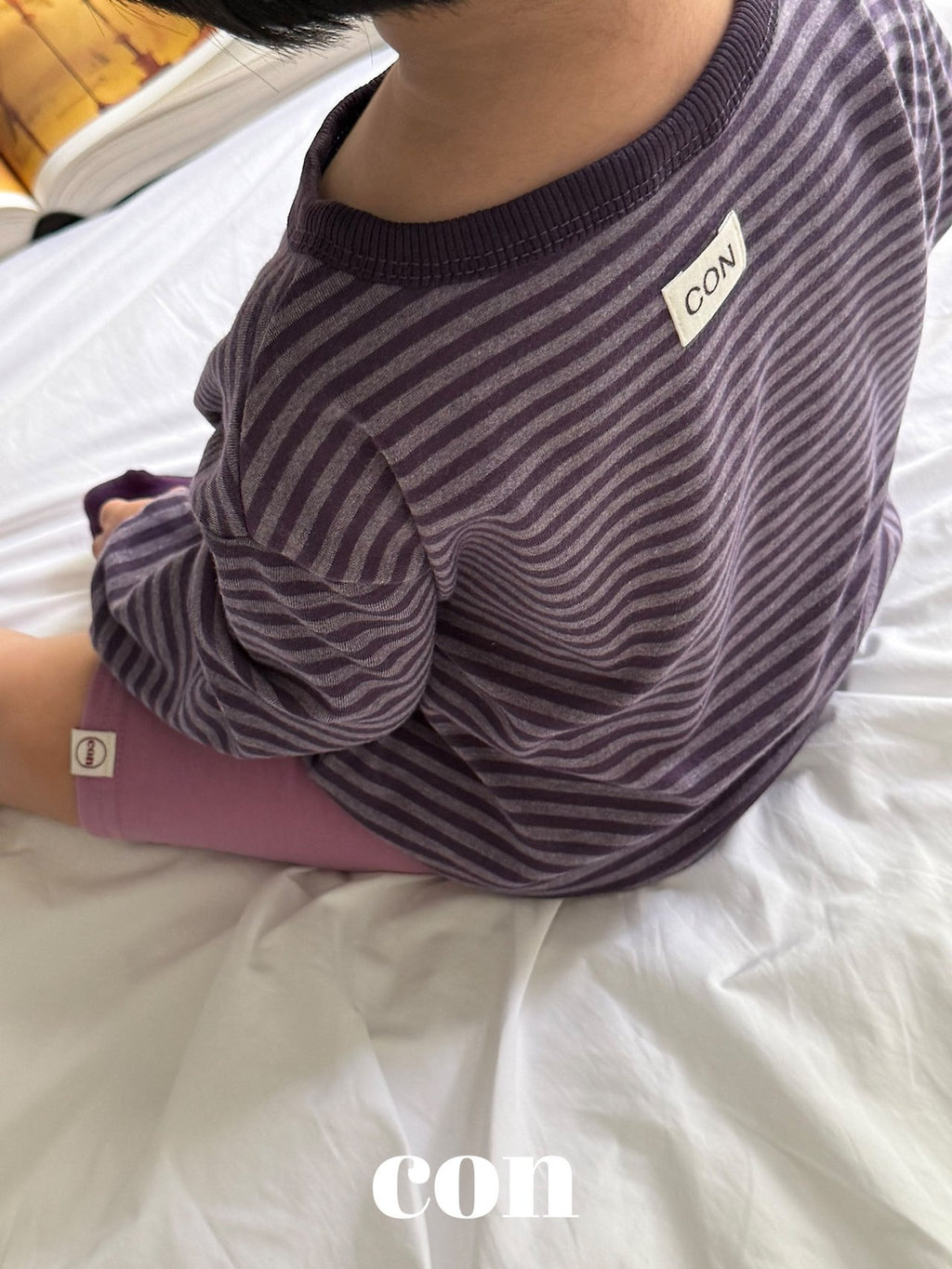 [PRÉCOMMANDE] Haut à manches longues en tricot rayé