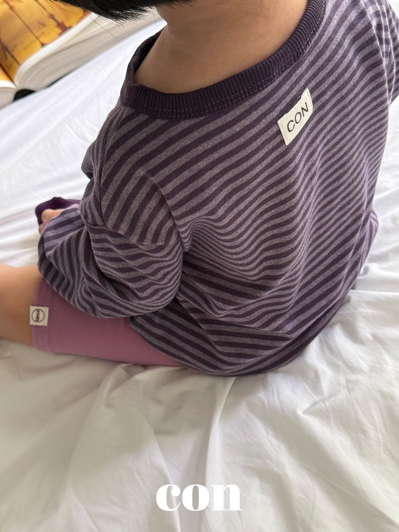 [PRÉCOMMANDE] Haut à manches longues en tricot rayé