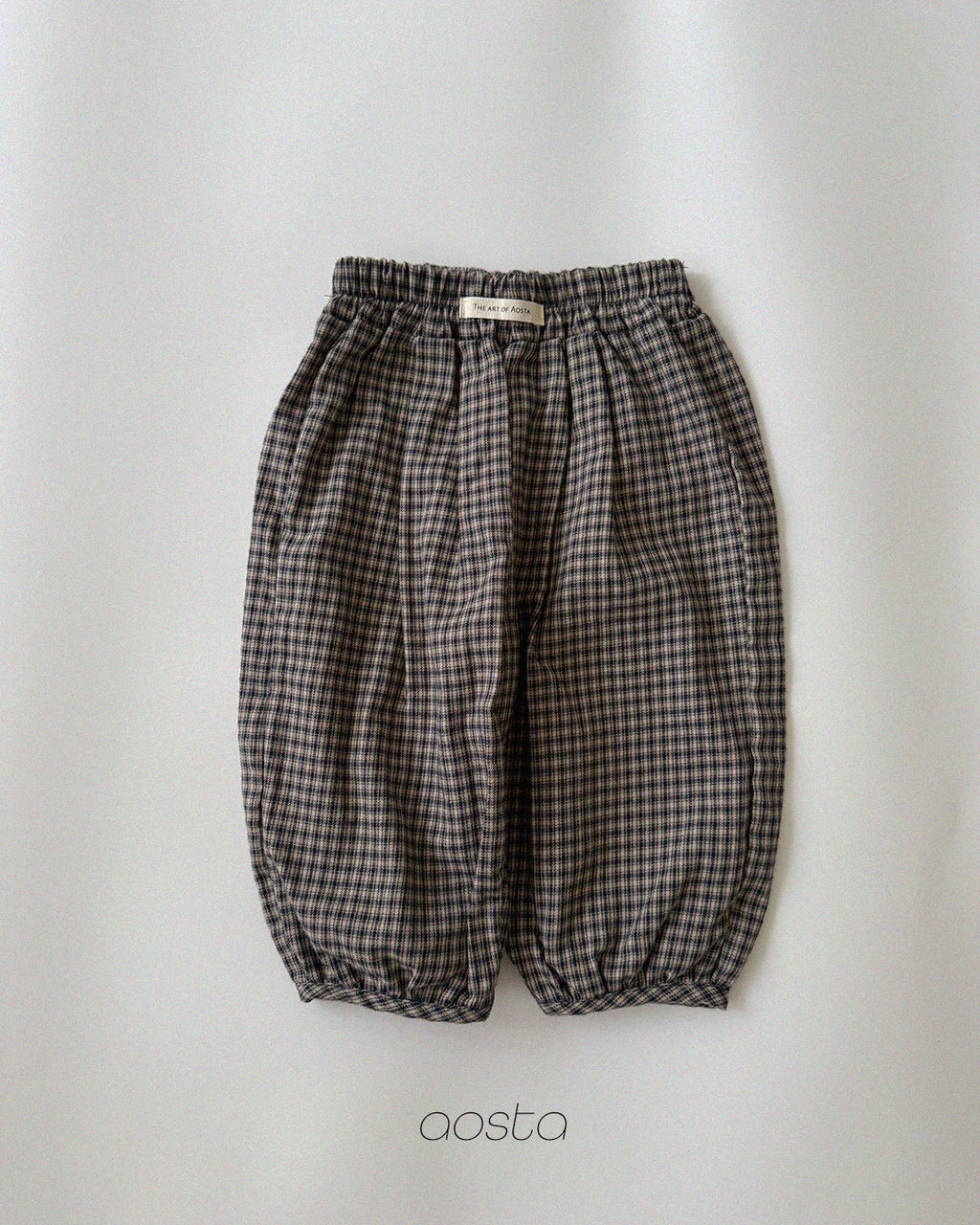 [PRÉCOMMANDE] Pantalon bouffant à carreaux