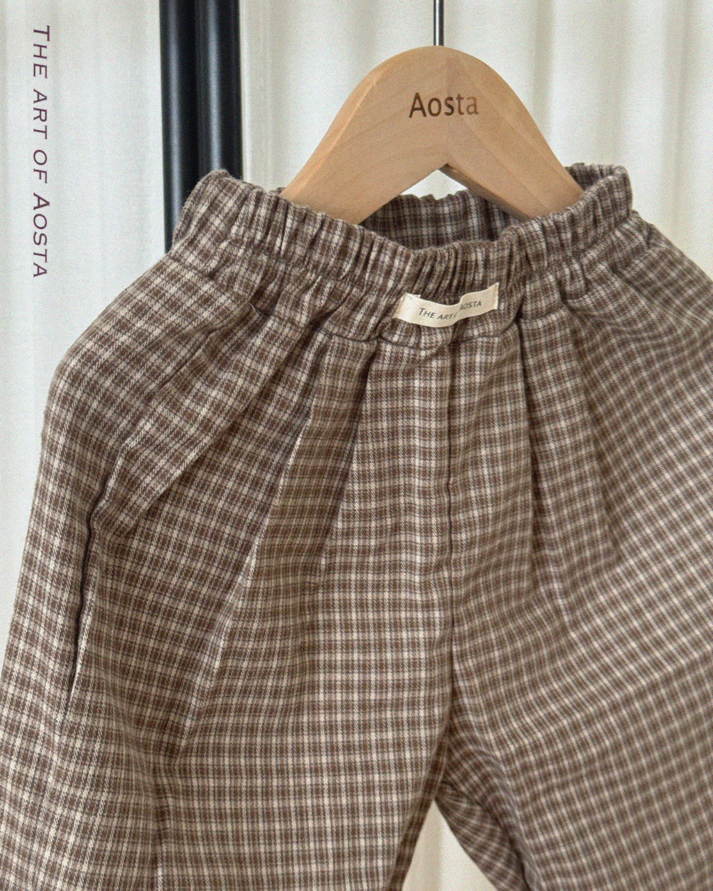 [PRÉCOMMANDE] Pantalon bouffant à carreaux