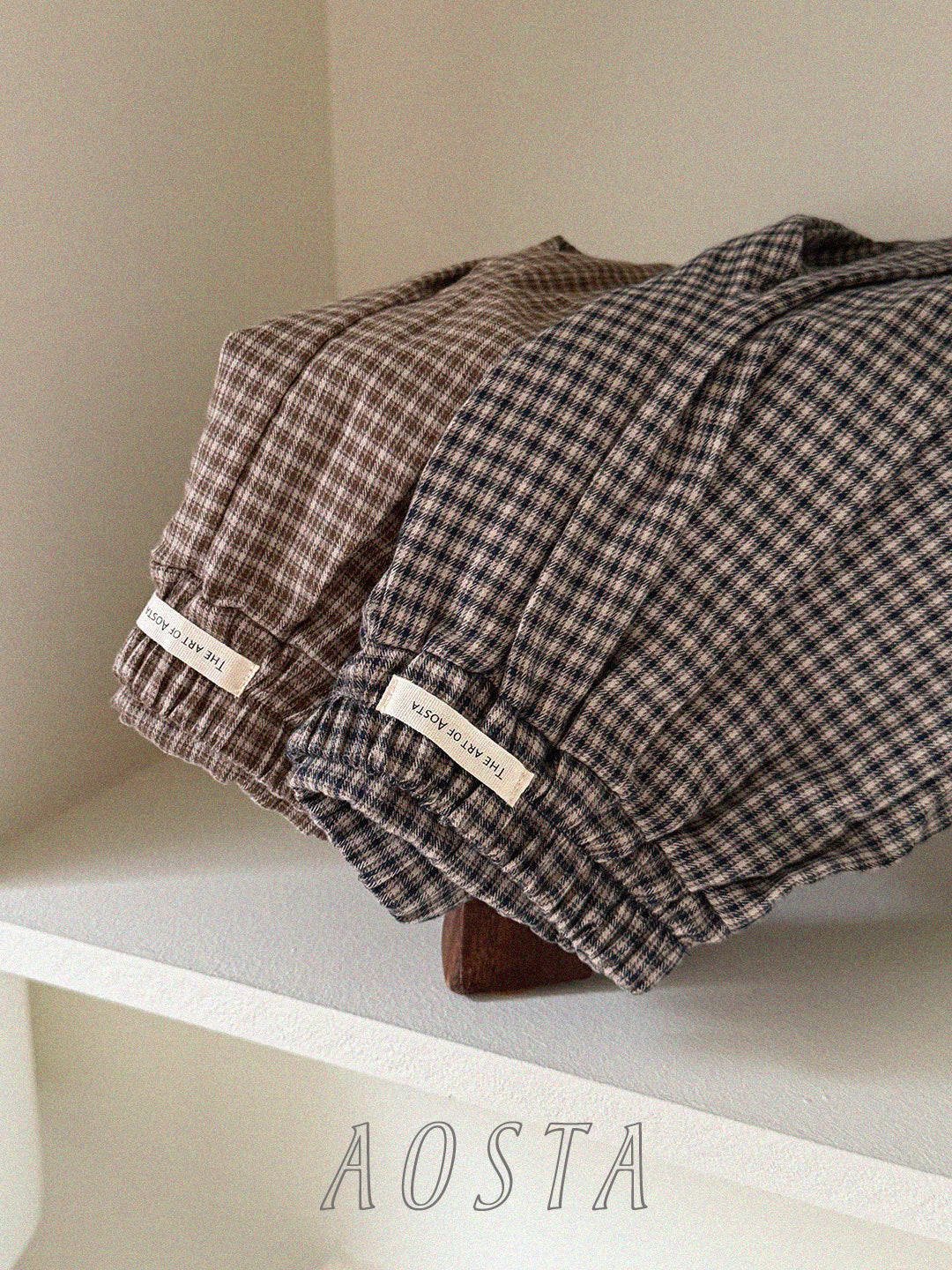 [PRÉCOMMANDE] Pantalon bouffant à carreaux