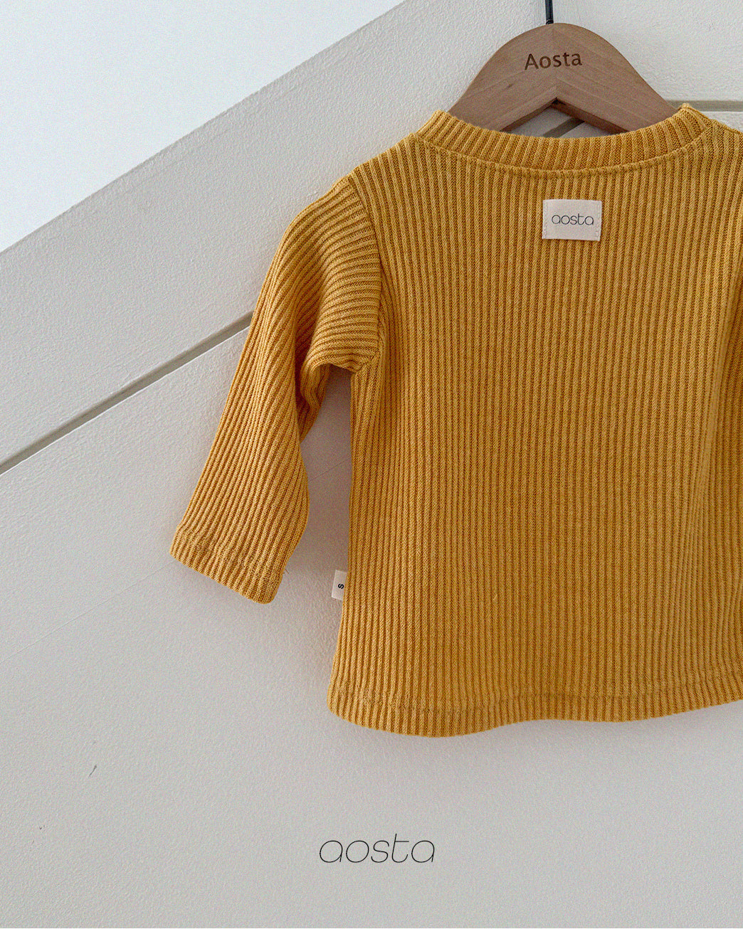 [PRÉCOMMANDE] T-shirt côtelé à manches longues