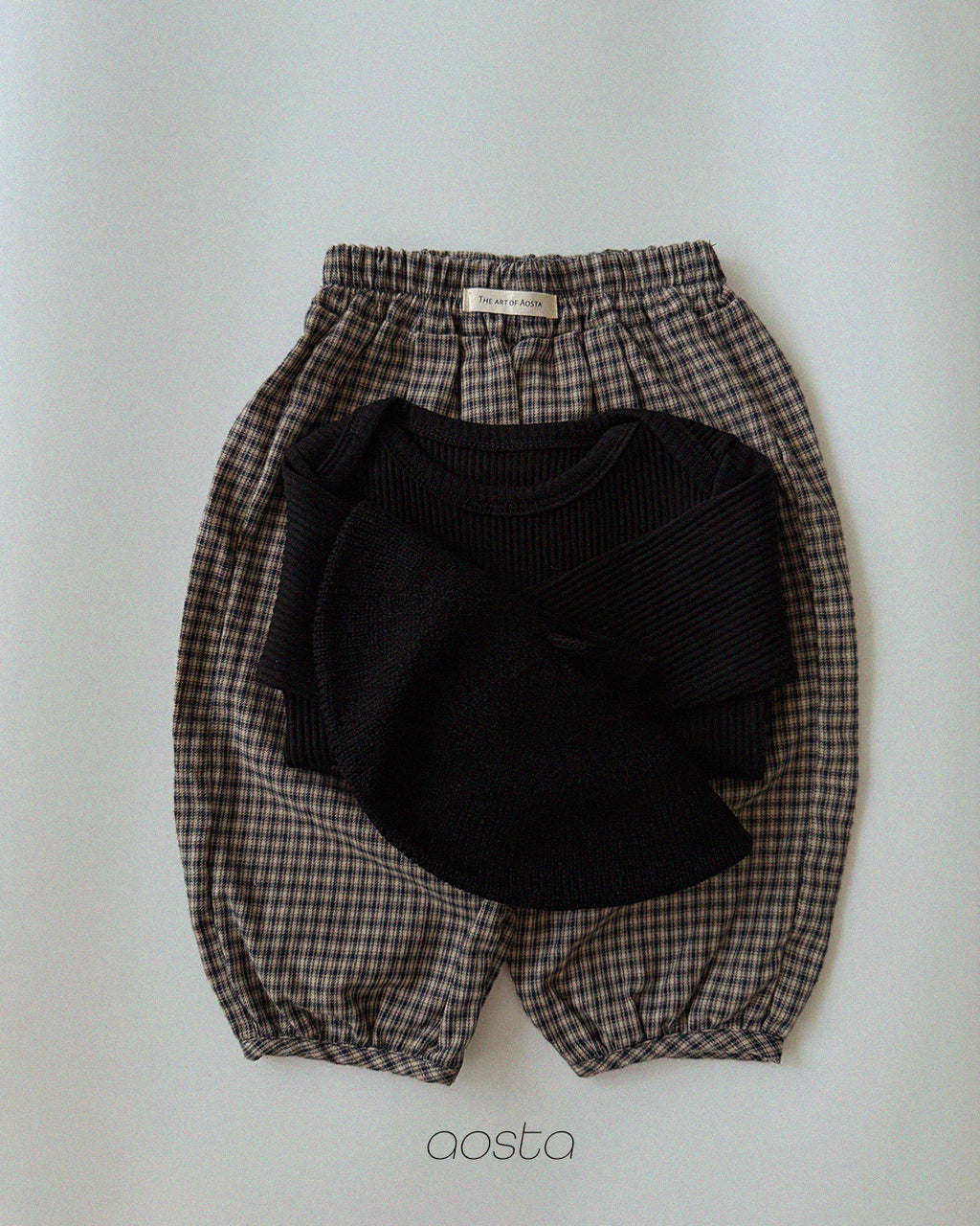 [PRÉCOMMANDE] Pantalon bouffant à carreaux