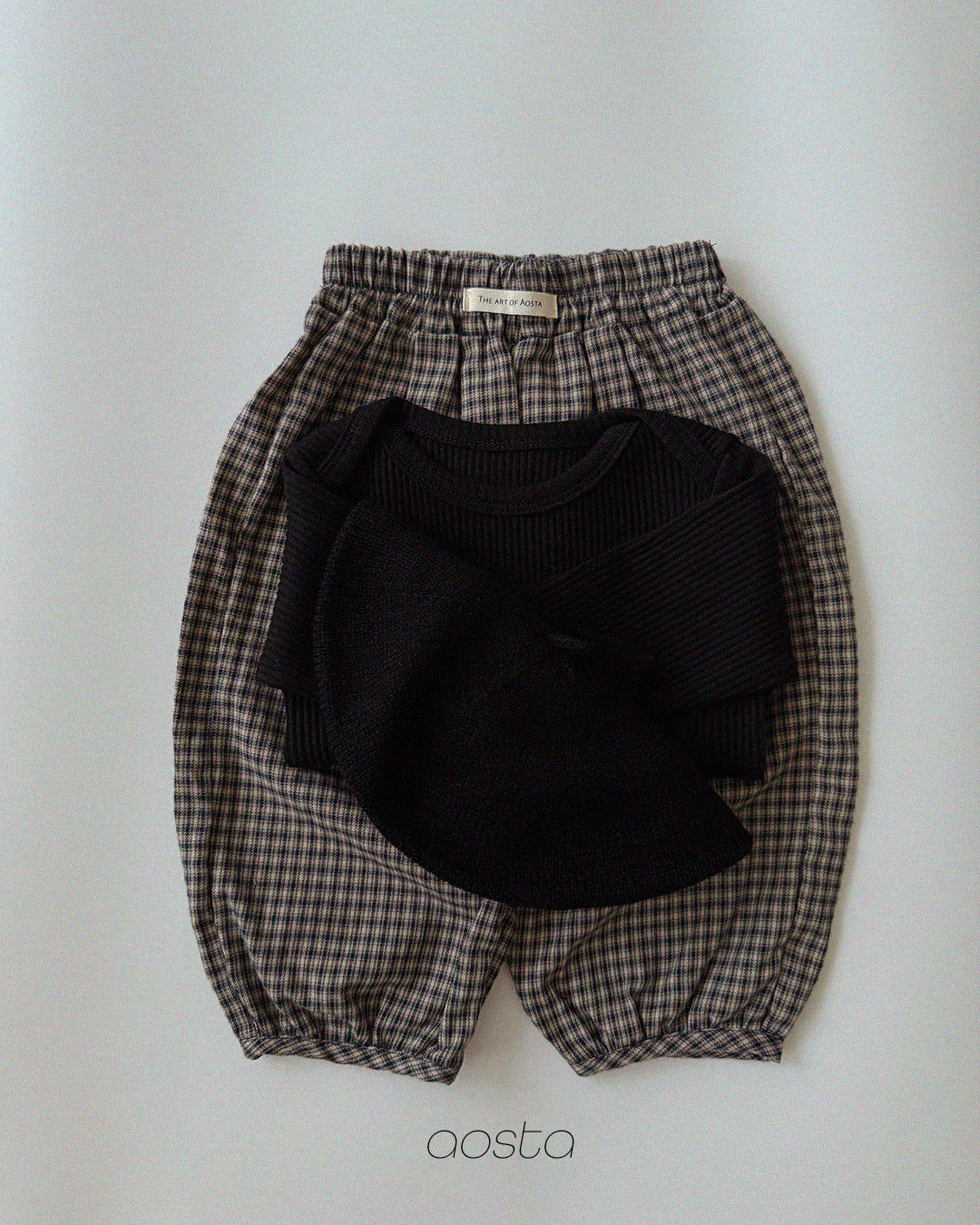 [PRÉCOMMANDE] Pantalon bouffant à carreaux