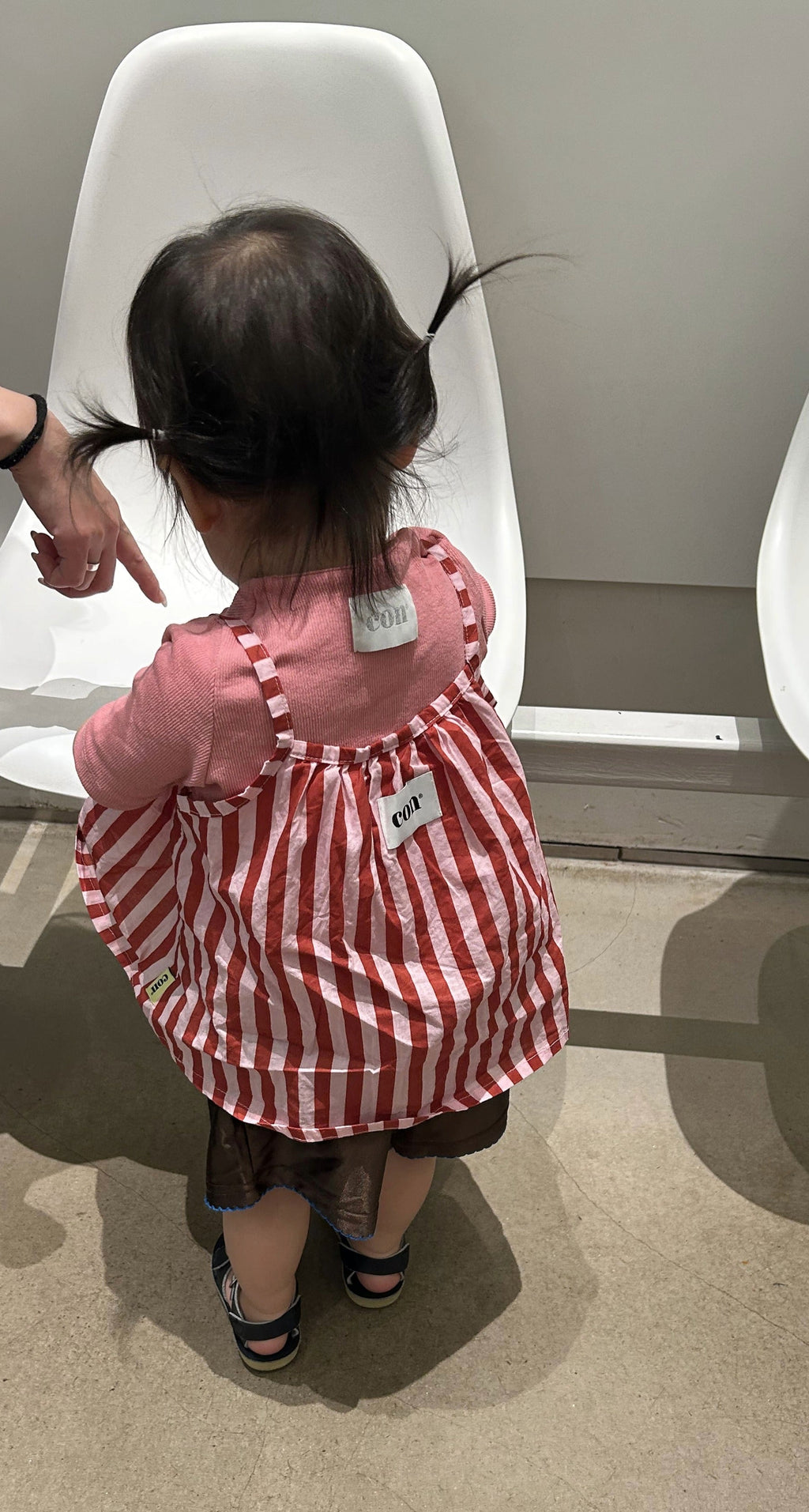 Stripe Sleeveless Blouse