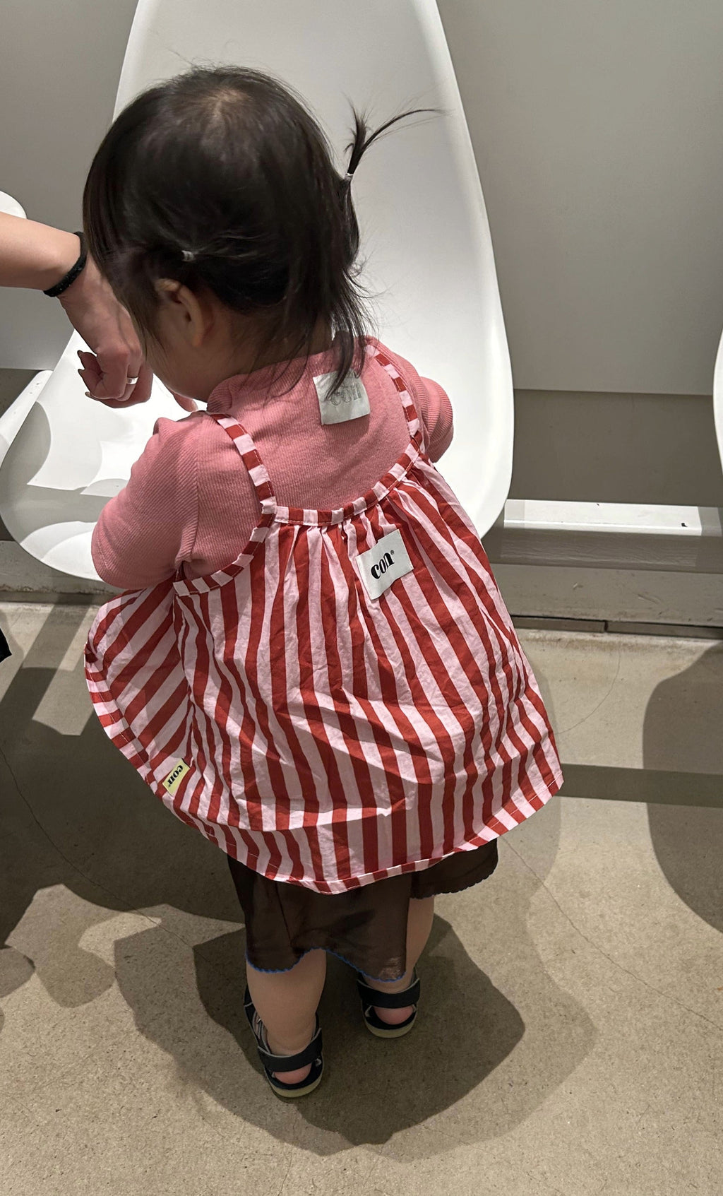 Stripe Sleeveless Blouse