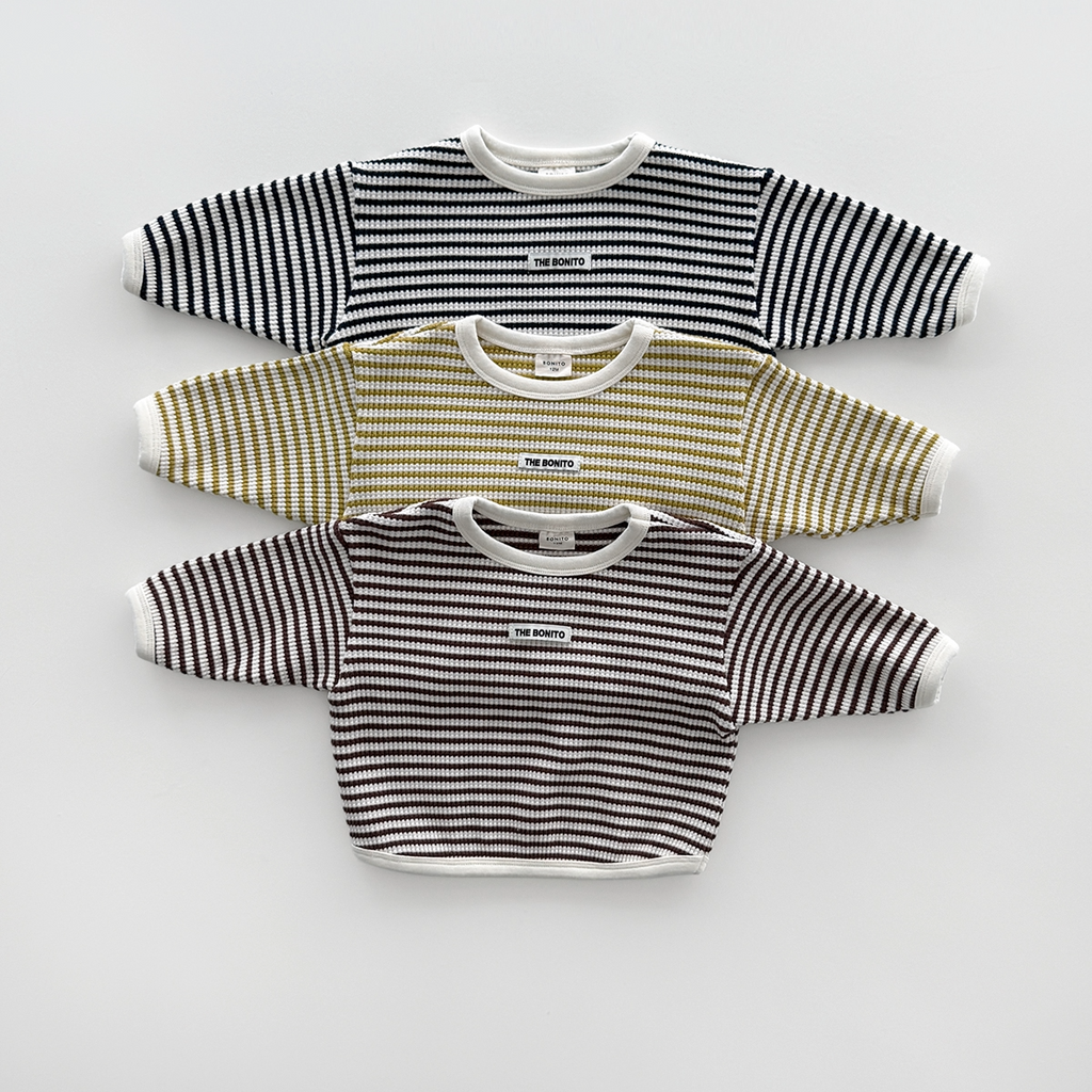 Baby Striped Ribbed Leggings Set
