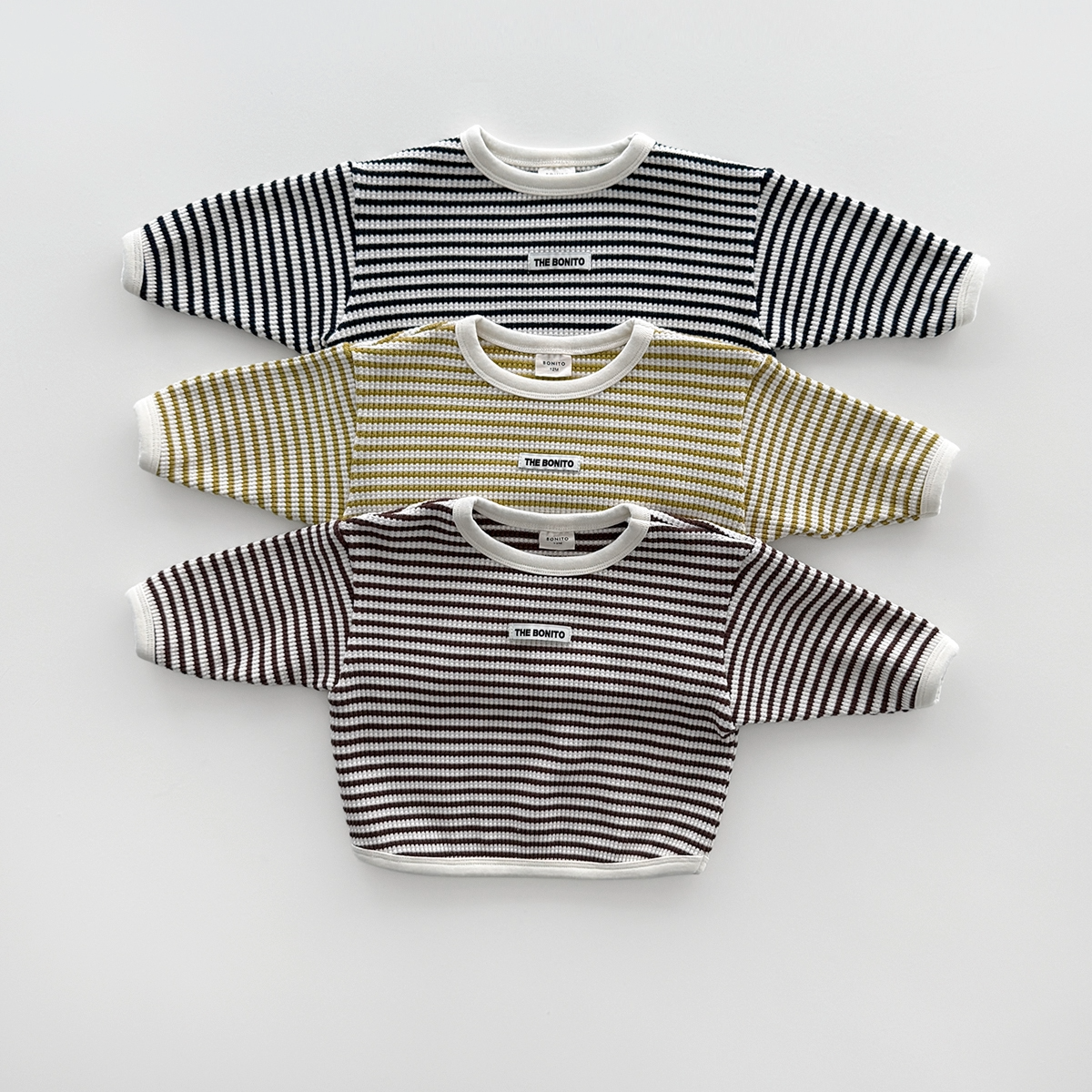 Baby Striped Ribbed Leggings Set