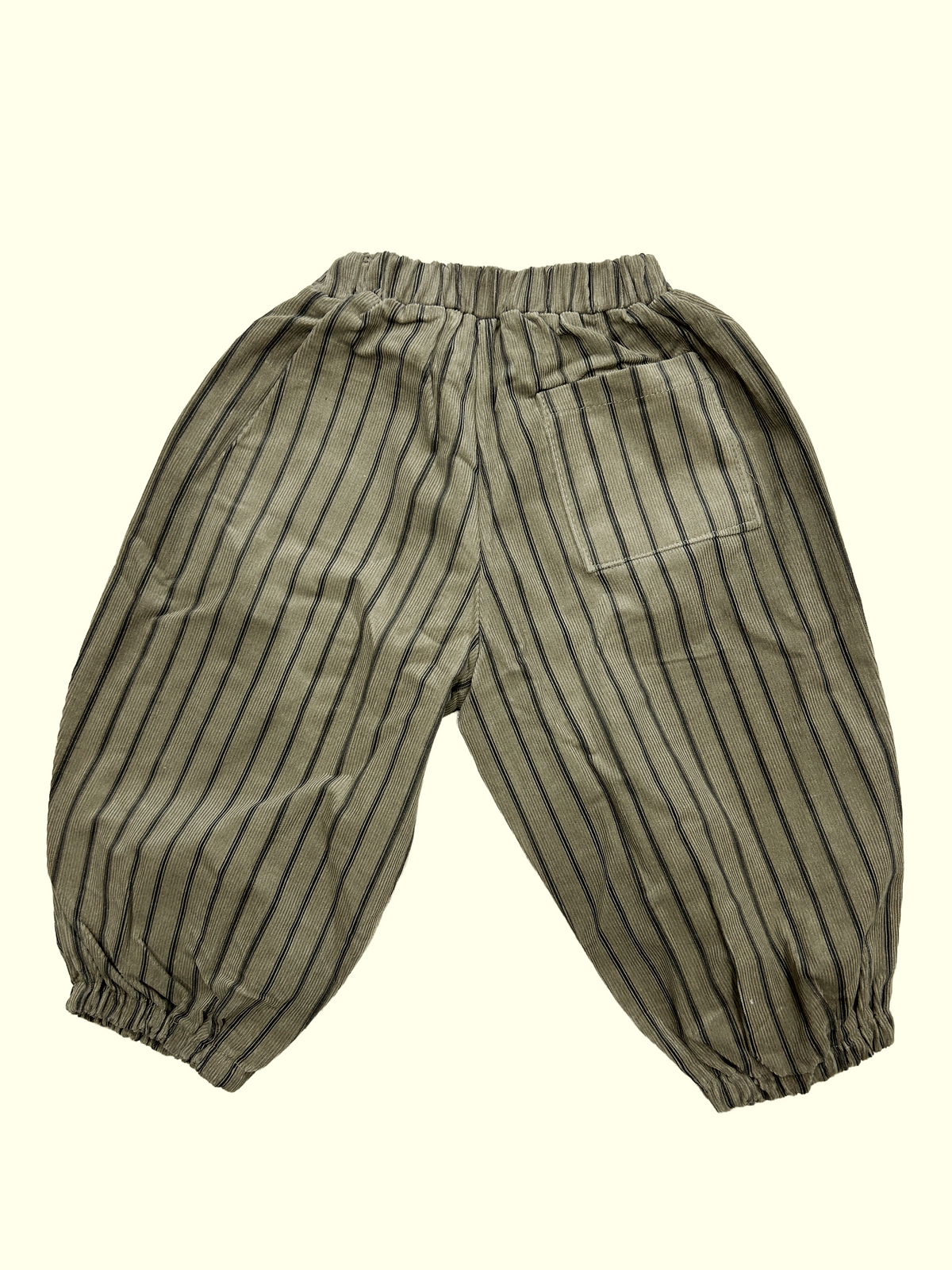 Corduroy Pinstriped Balloon Pants