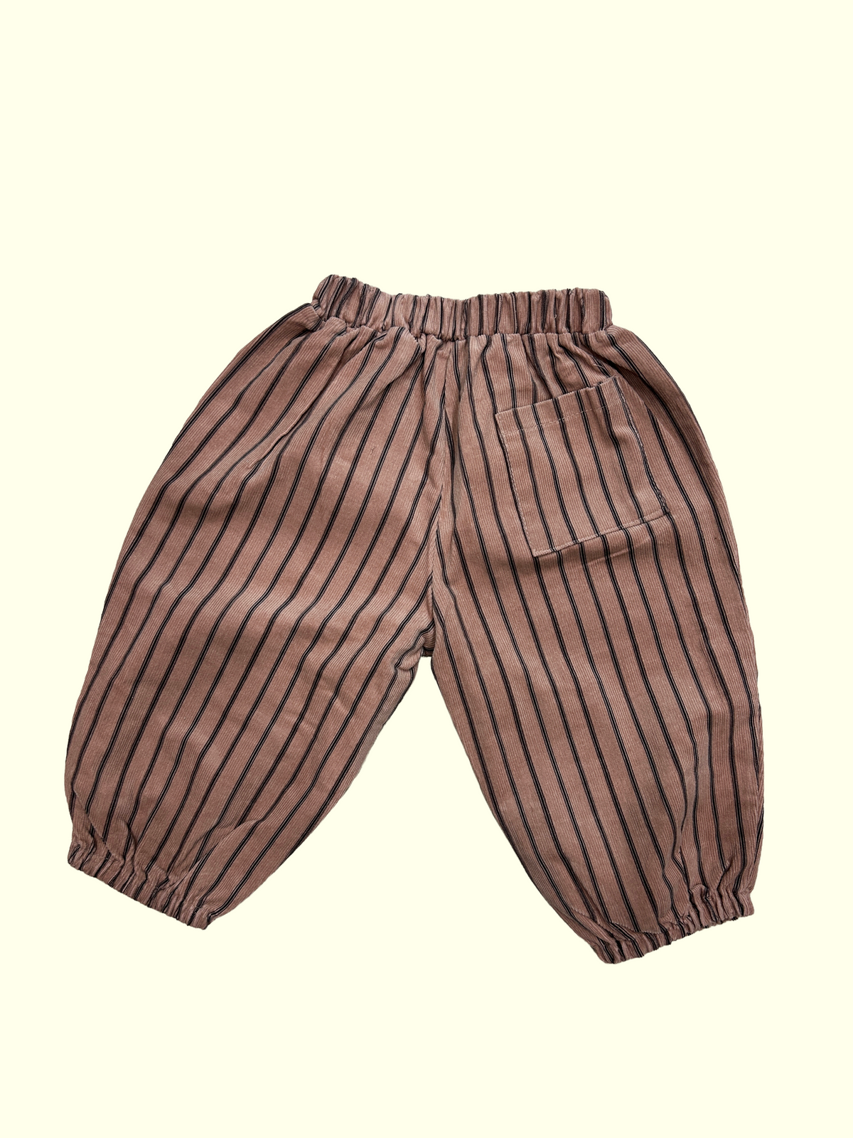 Corduroy Pinstriped Balloon Pants