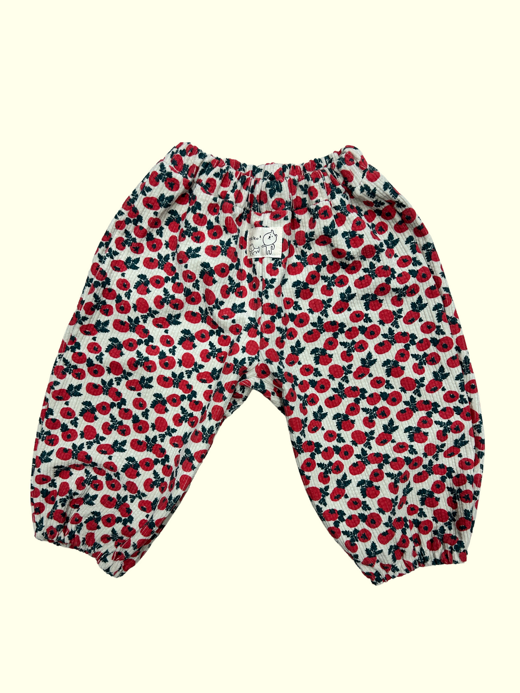 Corduroy Tomato Balloon Pants