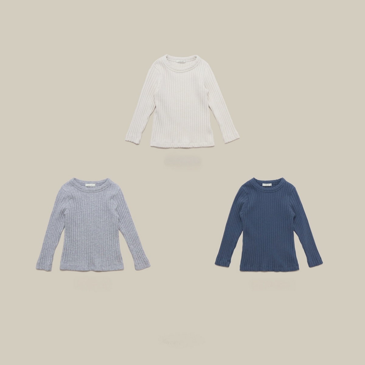 Wide Rib Long Sleeve Top