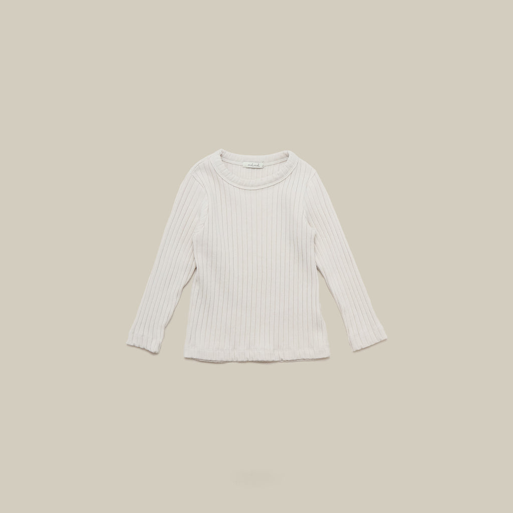 Wide Rib Long Sleeve Top
