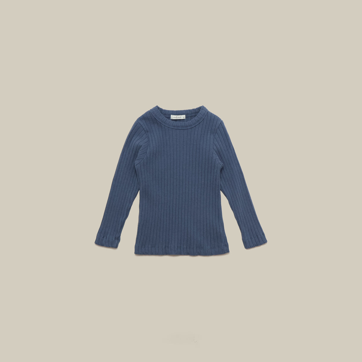 Wide Rib Long Sleeve Top