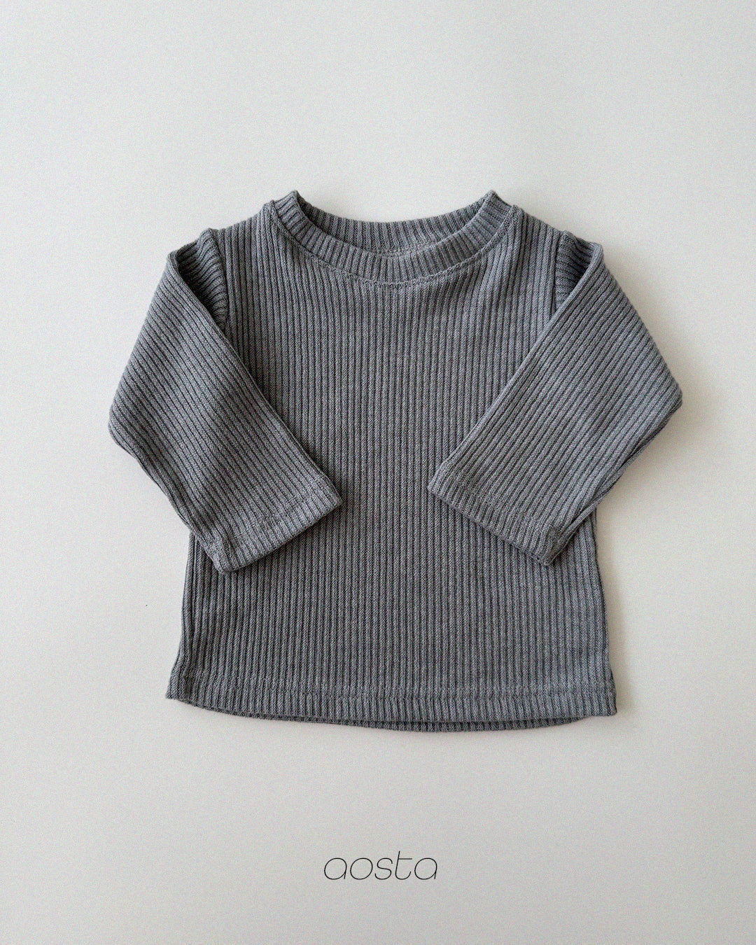 [PRÉCOMMANDE] T-shirt côtelé à manches longues