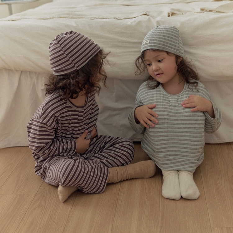 Striped Cotton Beanie