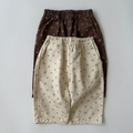 Floral Print Barrel Pants