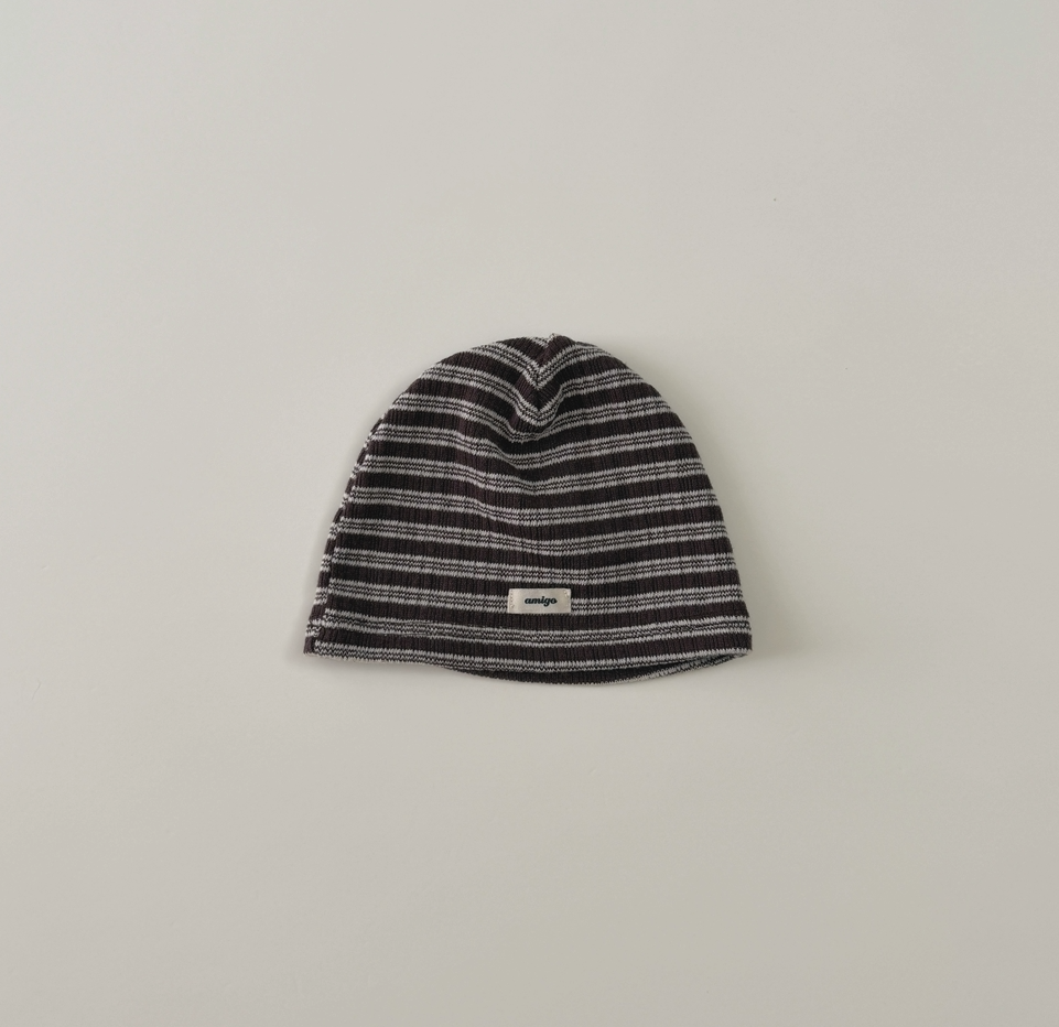 Striped Cotton Beanie
