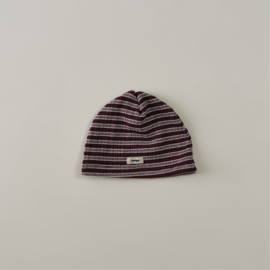Striped Cotton Beanie