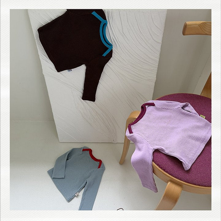 [PRÉCOMMANDE] Haut côtelé bébé coloré