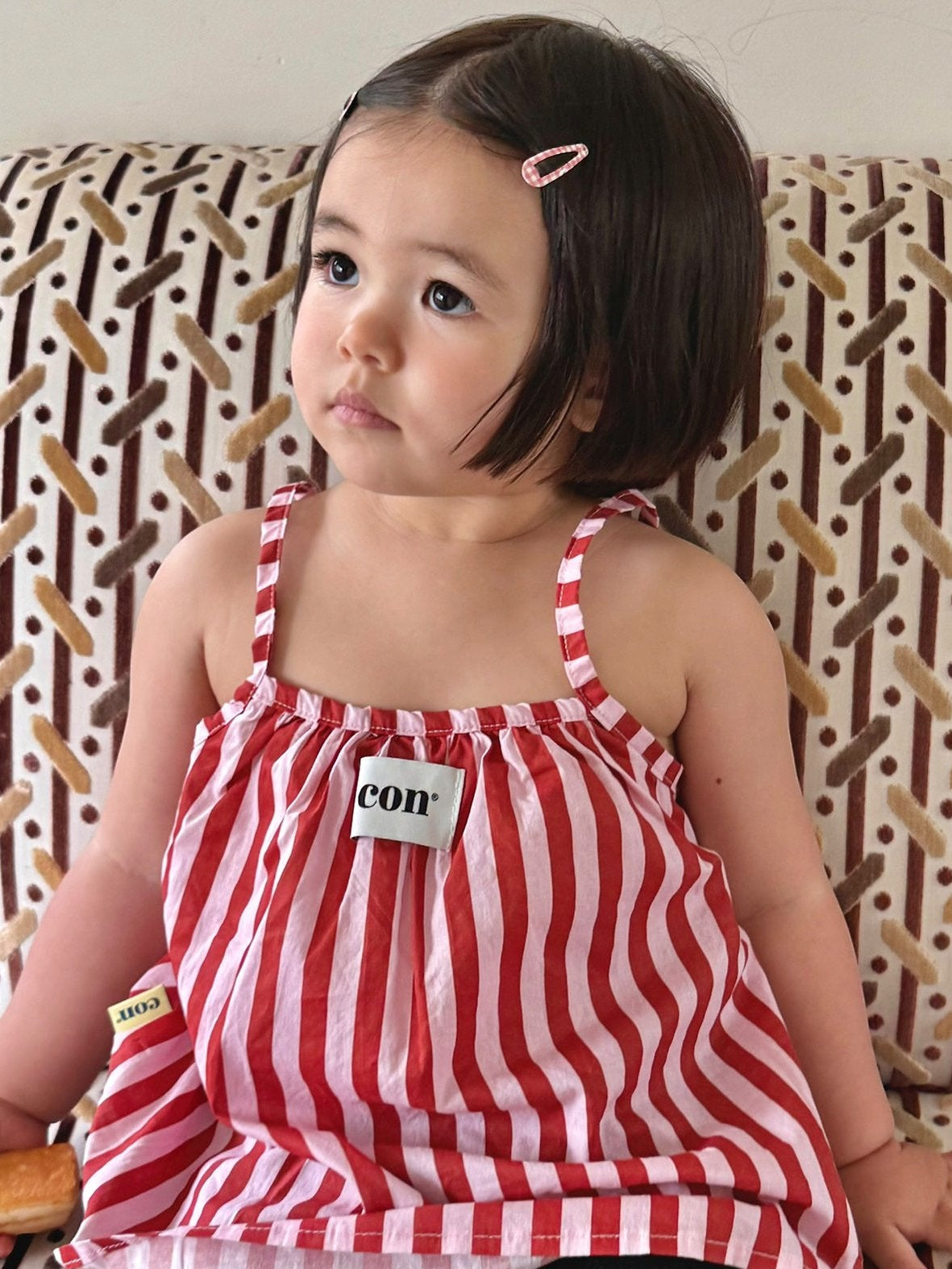 Stripe Sleeveless Blouse