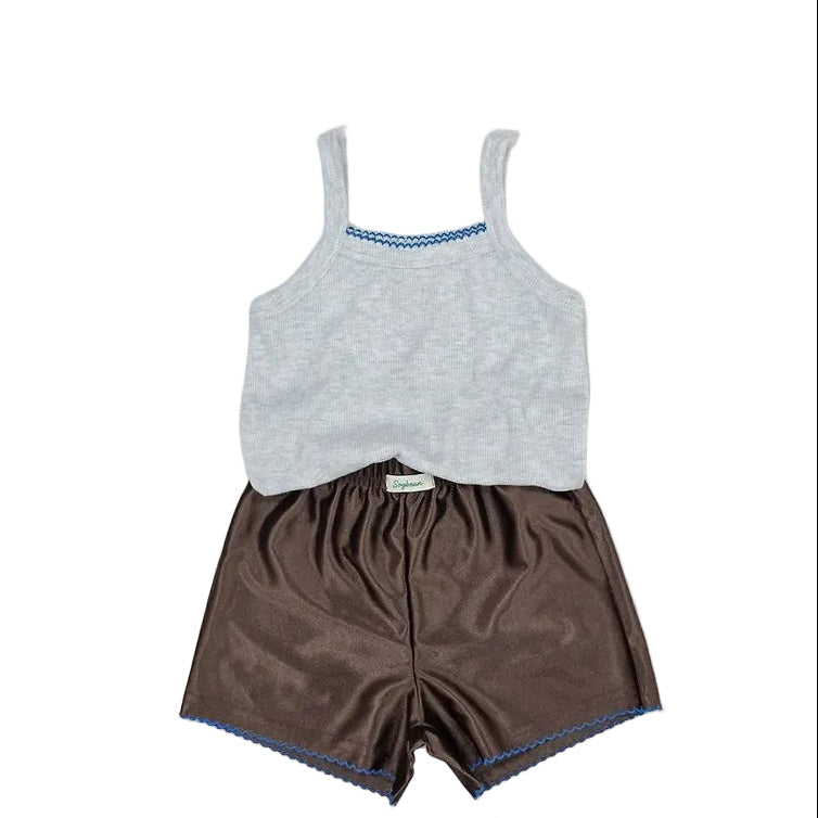 Glossy Jersey Shorts